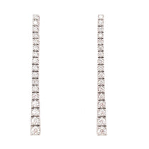 Diamond Tennis Drop Earrings - Lexie Jordan Jewelry