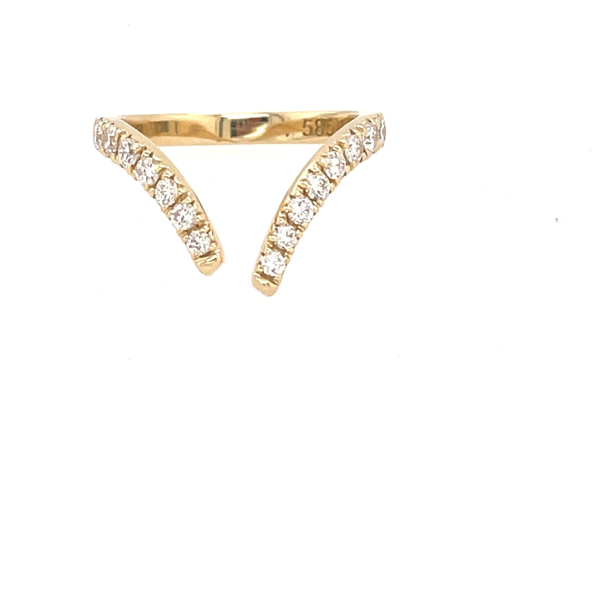 Diamond Tusk Ring - Lexie Jordan Jewelry