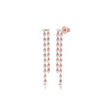 Double Diamond Drop Earrings - Lexie Jordan Jewelry