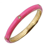 Enamel gold ring - Lexie Jordan Jewelry