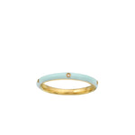 Enamel gold ring - Lexie Jordan Jewelry