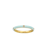 Enamel gold ring - Lexie Jordan Jewelry