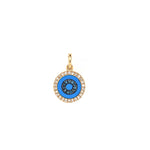 Eye Charm | 14k Gold Diamonds - Lexie Jordan Jewelry