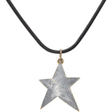 French Star Charm Necklace | 14K Gold | Glowing Enamel Color - Lexie Jordan Jewelry