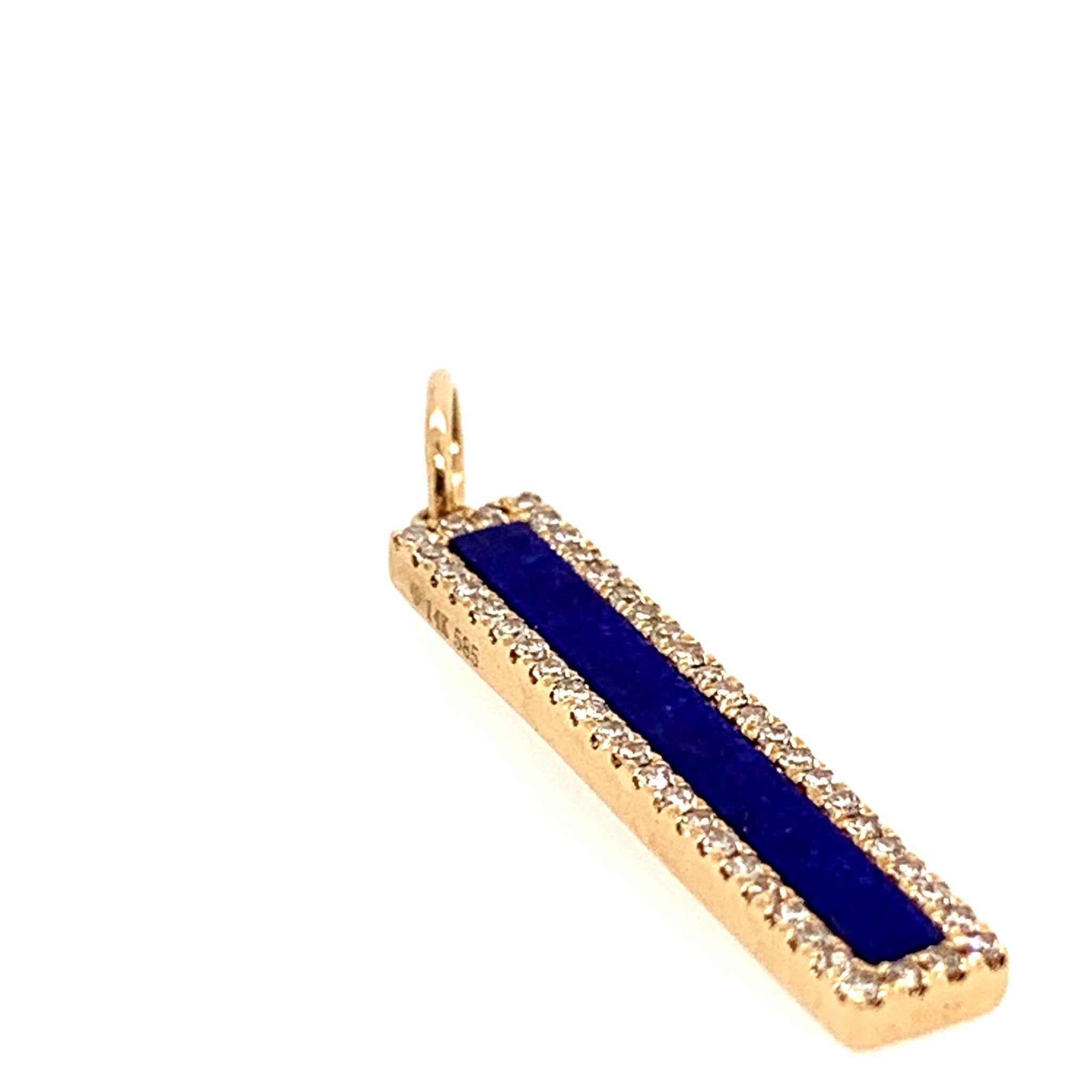Gemstone Diamond Pendant - Lexie Jordan Jewelry