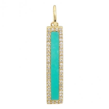 Gemstone Diamond Pendant - Lexie Jordan Jewelry
