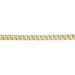 Glittering Cuban Link Chain Bracelet | 14K Gold | Faceted Diamonds - Lexie Jordan Jewelry