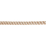 Glittering Cuban Link Chain Bracelet | 14K Gold | Faceted Diamonds - Lexie Jordan Jewelry