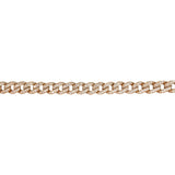 Glittering Cuban Link Chain Bracelet | 14K Gold | Faceted Diamonds - Lexie Jordan Jewelry