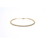 Gold Beaded Bracelet |14k Solid Gold | Made for Stacking - Lexie Jordan Jewelry