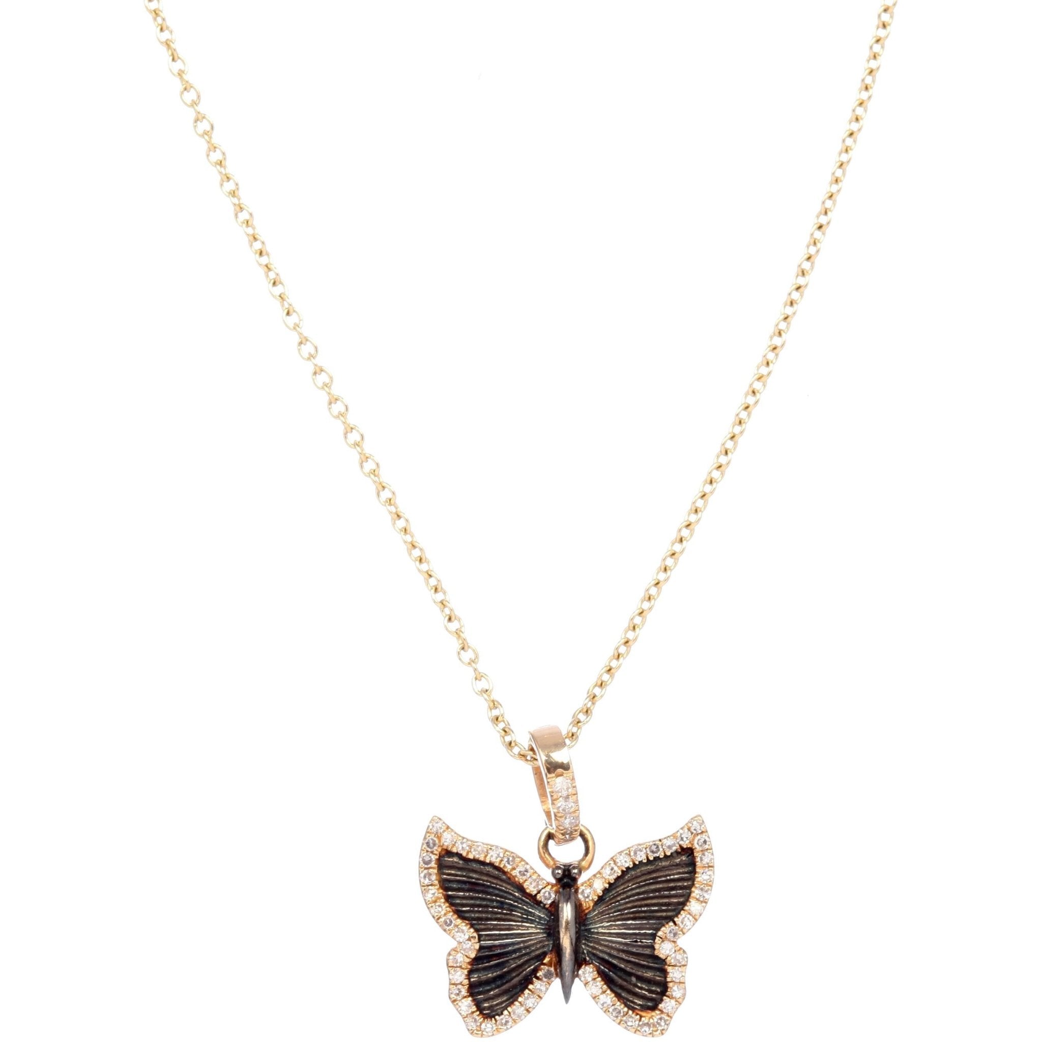 Gold Butterfly Necklace - Lexie Jordan Jewelry