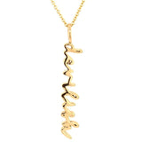 Gold Script Words - Lexie Jordan Jewelry