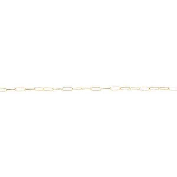Hand Made Paper Clip Link 14k Gold Necklace - Lexie Jordan Jewelry