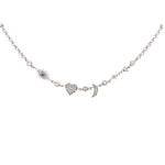 I Love You to the Moon and Back Necklace |Pave Diamonds | 14K Gold - Lexie Jordan Jewelry