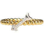 I Love You to the Moon and Back Stacking Rings | 14K Gold | Diamonds - Lexie Jordan Jewelry