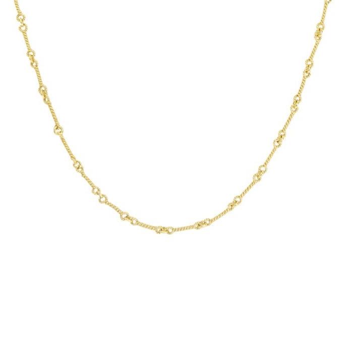 Interlocking Twist Gold Chain | 18K | Handmade - Lexie Jordan Jewelry