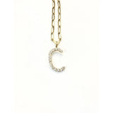Large Diamond Charm-Initials - Lexie Jordan Jewelry