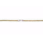 Love ID Bracelet | Diamonds | 14K Gold Cuban Link Chain - Lexie Jordan Jewelry