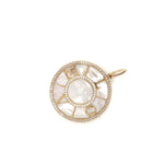 Love Mother of Pearl Diamond charm - Lexie Jordan Jewelry
