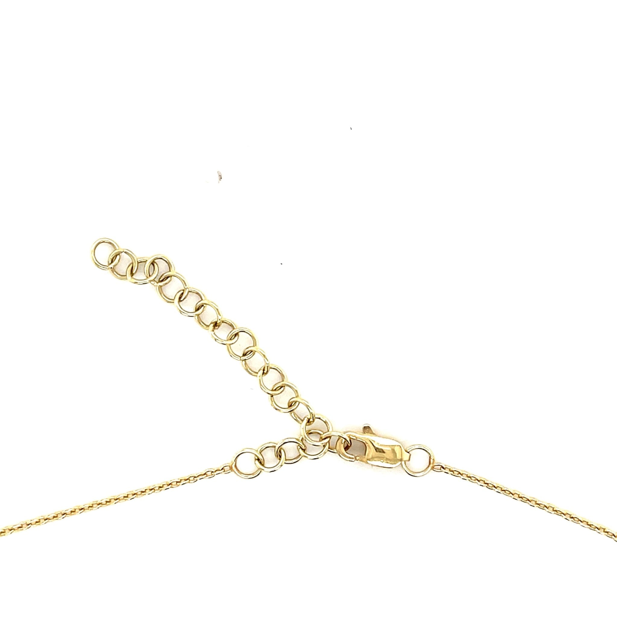 Love Necklace | I love you to the Moon and Back Dangling charms 14K - Lexie Jordan Jewelry