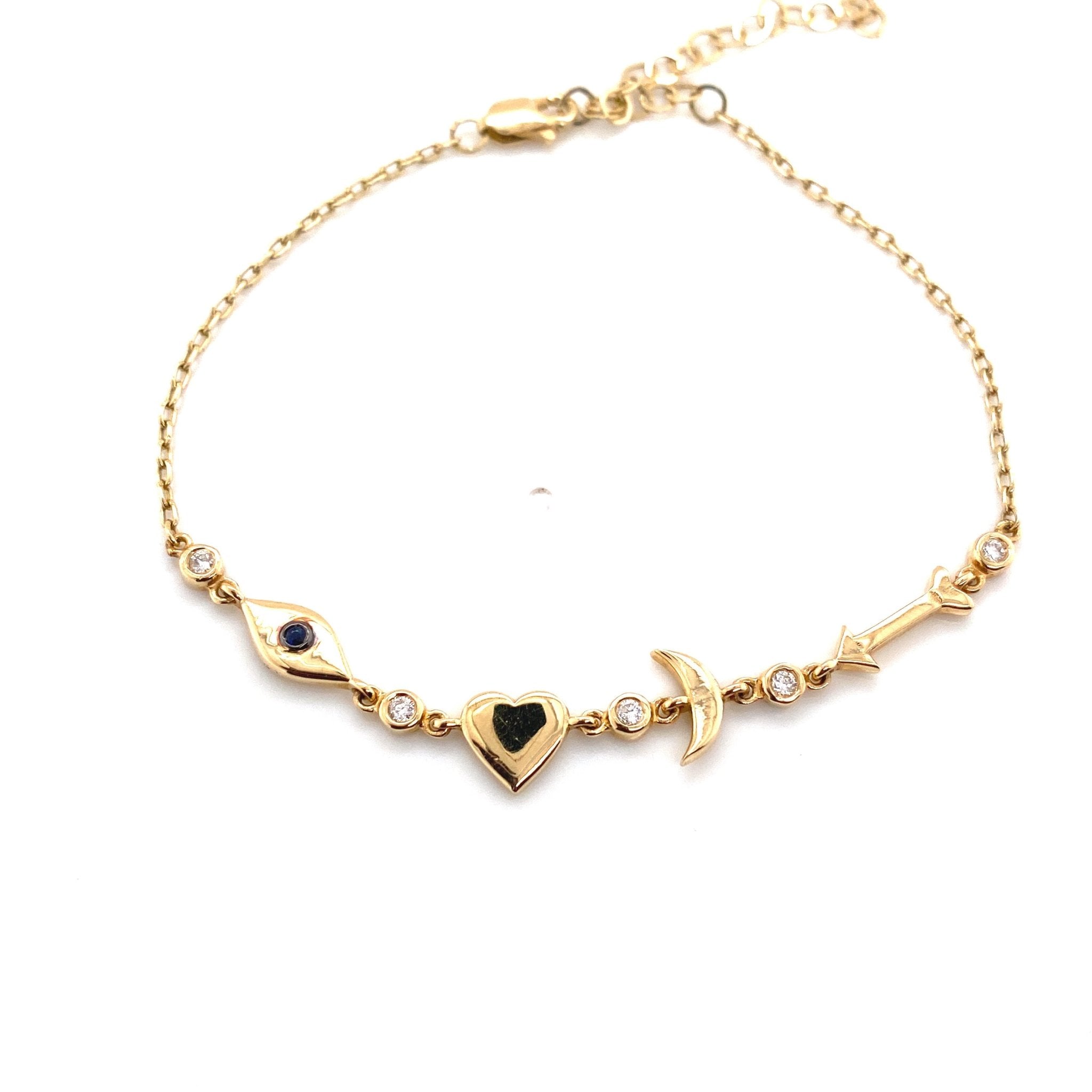 Love You to Moon and Back Bracelet - Lexie Jordan Jewelry