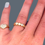 Mini Heart Diamond Ring - Lexie Jordan Jewelry