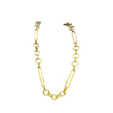 Mixed link Necklace | 14K Gold Links - Lexie Jordan Jewelry