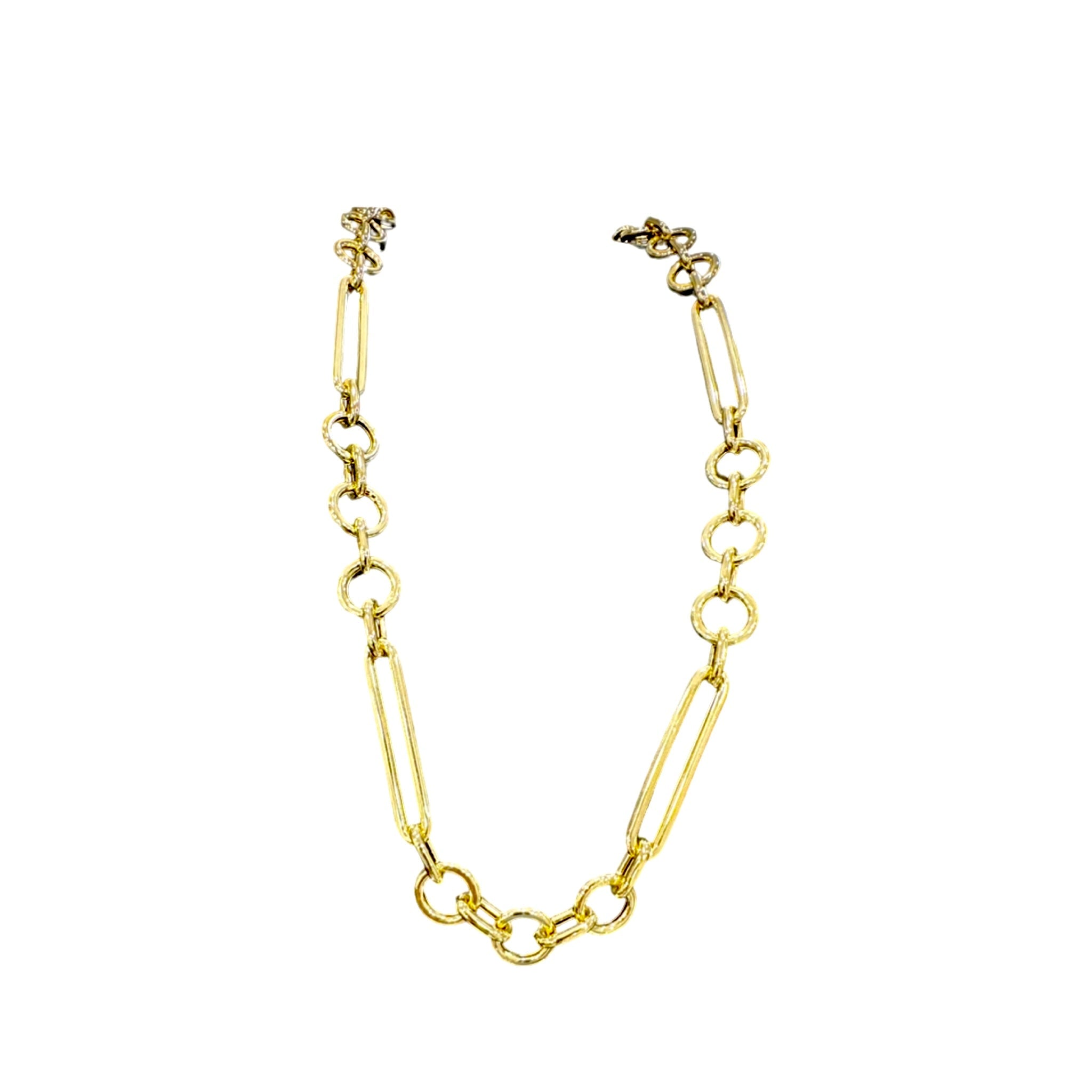 Mixed link Necklace | 14K Gold Links - Lexie Jordan Jewelry