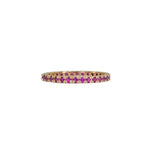 Multi-Color Stacking Eternity Bands | Gold | Precious Gemstones - Lexie Jordan Jewelry