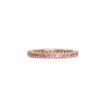Multi-Color Stacking Eternity Bands | Gold | Precious Gemstones - Lexie Jordan Jewelry