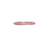Multi-Color Stacking Eternity Bands | Gold | Precious Gemstones - Lexie Jordan Jewelry