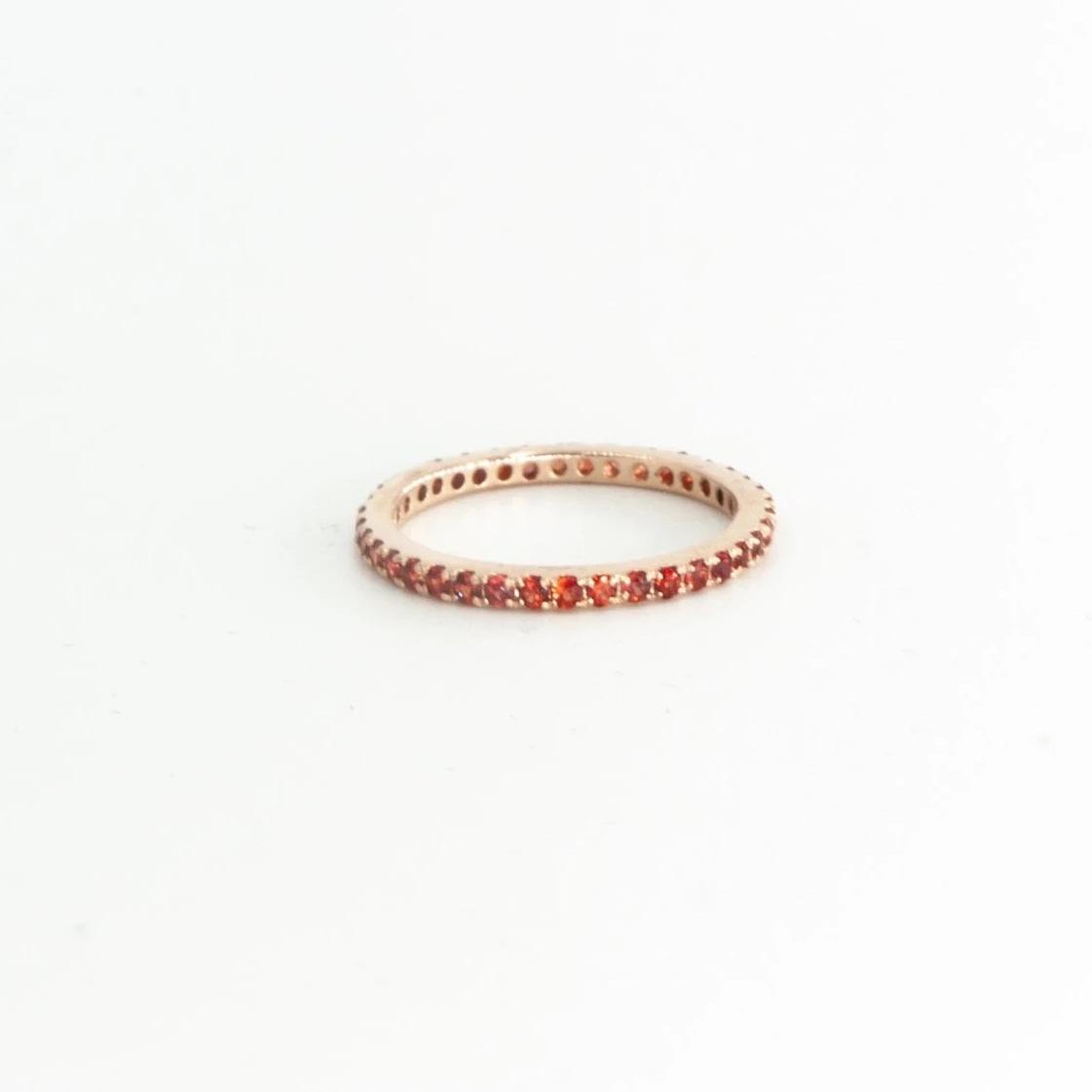 Multi-Color Stacking Eternity Bands | Gold | Precious Gemstones - Lexie Jordan Jewelry