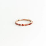 Multi-Color Stacking Eternity Bands | Gold | Precious Gemstones - Lexie Jordan Jewelry