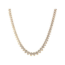 Pear Shape Diamond Tennis Necklace - Lexie Jordan Jewelry