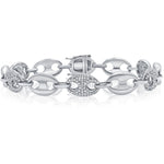 Puffy Mariner gold and diamond bracelet - Lexie Jordan Jewelry