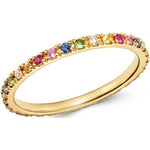 Rainbow Eternity Band - Lexie Jordan Jewelry