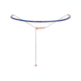 Sapphire Bolo Necklace - Lexie Jordan Jewelry