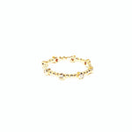 Stackable Diamond Ring | 18K Gold | Beaded Band - Lexie Jordan Jewelry