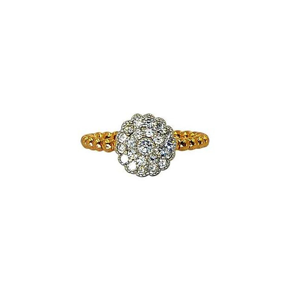 Stackable Flower Rings | Diamond Clusters | 18K Gold - Lexie Jordan Jewelry