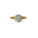 Stackable Flower Rings | Diamond Clusters | 18K Gold - Lexie Jordan Jewelry