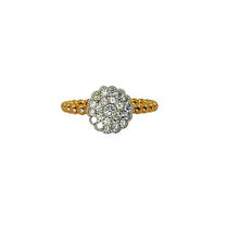 Stackable Flower Rings | Diamond Clusters | 18K Gold - Lexie Jordan Jewelry