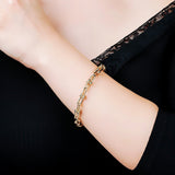 U Link Bracelet | 14 K Gold - Lexie Jordan Jewelry